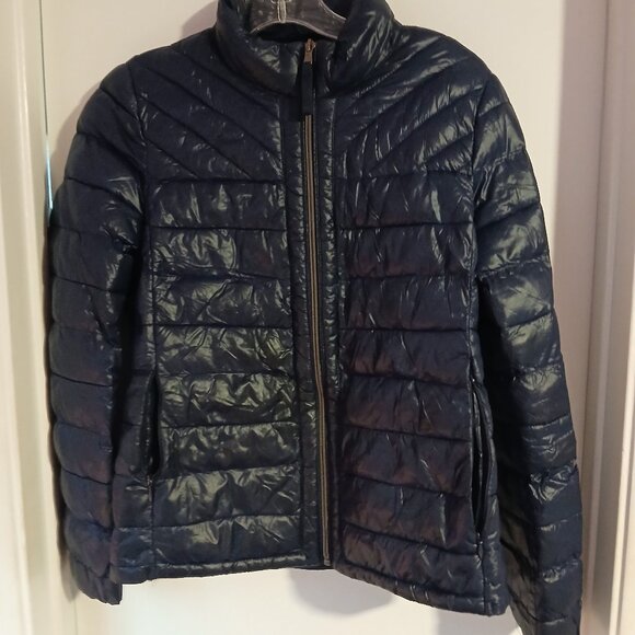 GAP Jackets & Blazers - Gap Women's Navy Blue Quilted Puffer Jacket SZ SP GUC